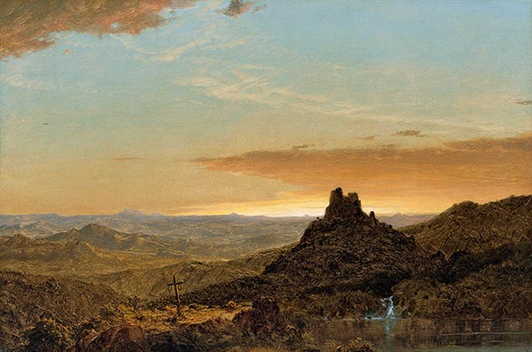Cross in the Wilderness, 1857 | Frederic Edwin Church | Painting Reproduction