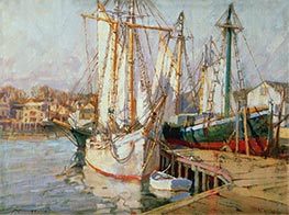 The Yankee at Gloucester, n.d. by Frederick J. Mulhaupt | Painting Reproduction