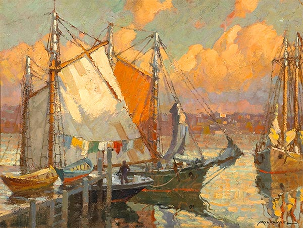 Glow after Rain, 1905 by Frederick J. Mulhaupt | Painting Reproduction