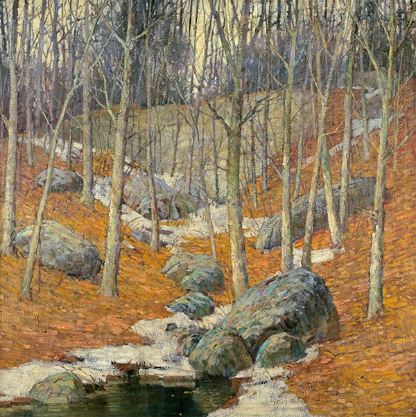 Winter near Gloucester, Massachusetts, n.d. by Frederick J. Mulhaupt | Painting Reproduction