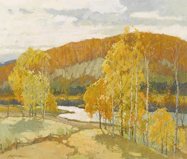 Autumn, n.d. by Frederick J. Mulhaupt | Painting Reproduction