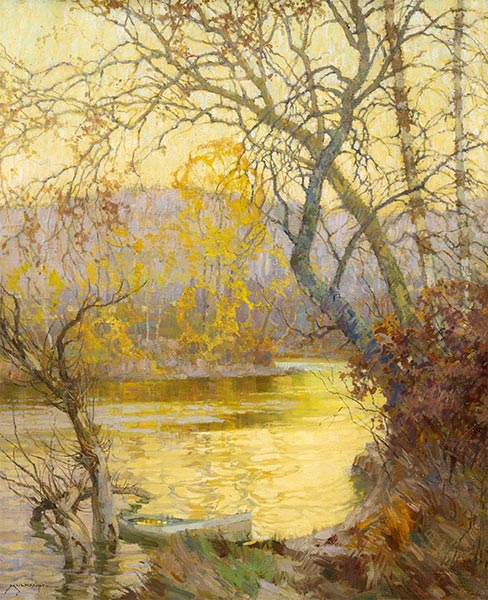 An October Evening, n.d. by Frederick J. Mulhaupt | Painting Reproduction