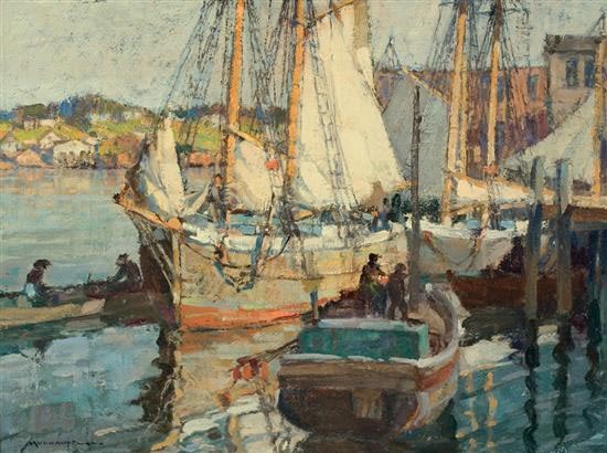 Nova Scotia Fisherman, Gloucester, Undated | Frederick J. Mulhaupt | Painting Reproduction