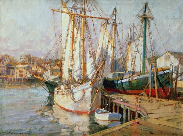 The Yankee at Gloucester, Undated | Frederick J. Mulhaupt | Painting Reproduction
