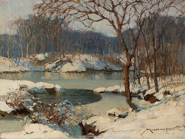 Winternachmittag, Undated | Frederick J. Mulhaupt | Gemälde Reproduktion