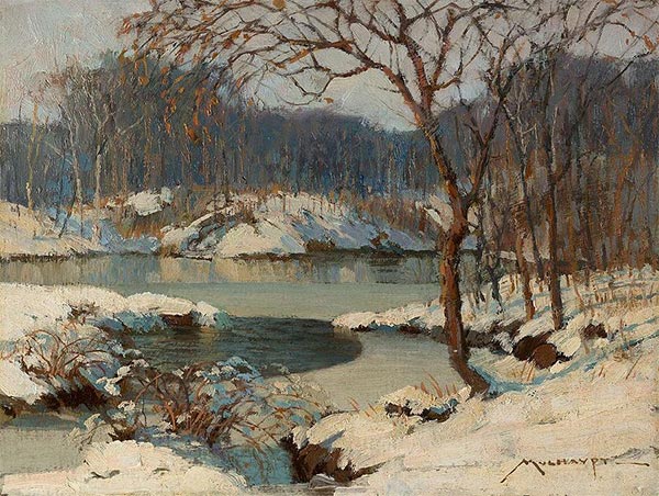 Winter Afternoon, n.d. by Frederick J. Mulhaupt | Painting Reproduction