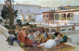 An Afternoon's Amusement, Undated by Frederick Arthur Bridgman | Painting Reproduction