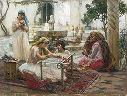 In a Country Town, Algiers | Frederick Arthur Bridgman | Painting Reproduction