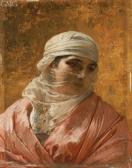 A Circassian, 1881 | Frederick Arthur Bridgman | Painting Reproduction