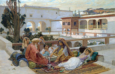 An Afternoon's Amusement, n.d. by Frederick Arthur Bridgman | Painting Reproduction