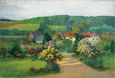 Garden in Blossom, n.d. by Frederick Arthur Bridgman | Painting Reproduction