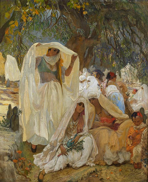 The Day of the Prophet at Blidah, Algeria, 1900 | Frederick Arthur Bridgman
