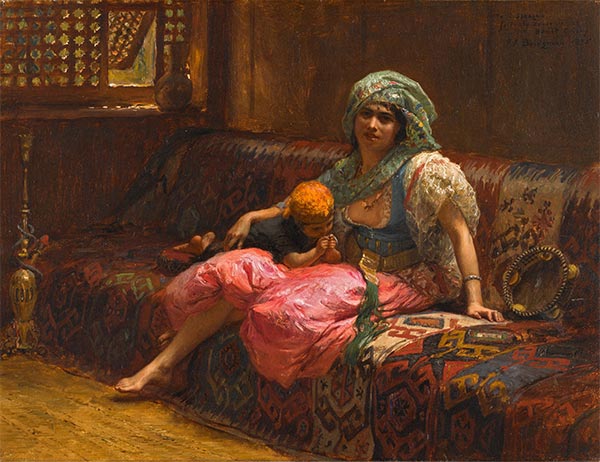 Tender Moments | Frederick Arthur Bridgman | Painting Reproduction
