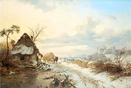 Returning Home, 1846 by Kruseman | Painting Reproduction