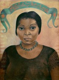 PortrÃÂ¤t Eva Frederick, 1931 von Frida Kahlo | Gemälde-Reproduktion