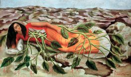 Wurzeln oder Der Pedregal, 1943 von Frida Kahlo | Gemälde-Reproduktion