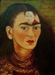 Diego und ich, 1949 von Frida Kahlo | Gemälde-Reproduktion