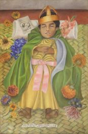 El difuntito Dimas Rosas a los tres años de edad, 1937 von Frida Kahlo | Gemälde-Reproduktion