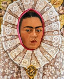 Selbstporträt (für Samuel Fastlicht), 1948 von Frida Kahlo | Gemälde-Reproduktion