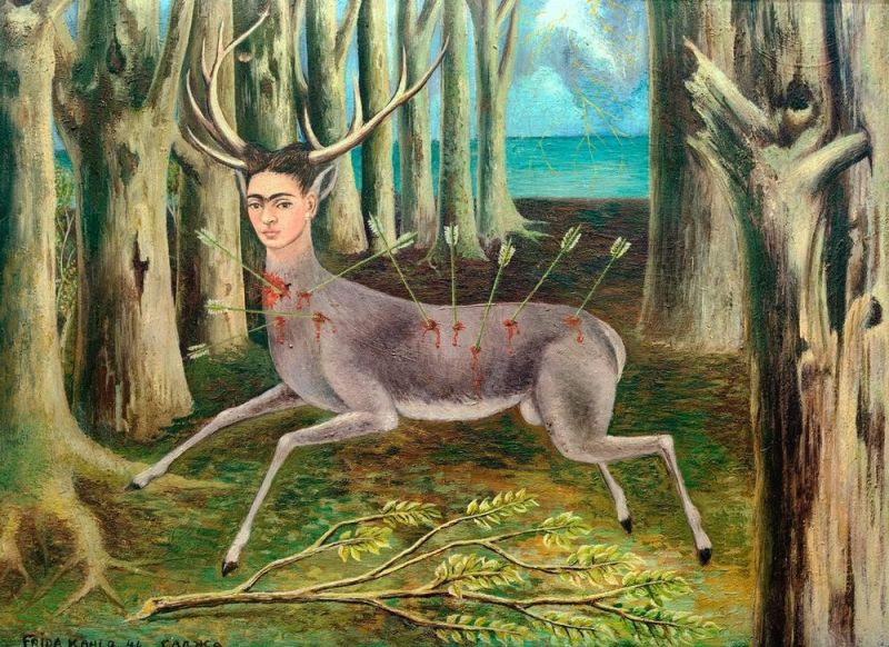Frida Kahlo | Der verletzte Hirsch oder Der kleine Hirsch, 1946 Der verletzte Hirsch oder Der kleine Hirsch, 1946 | Frida Kahlo