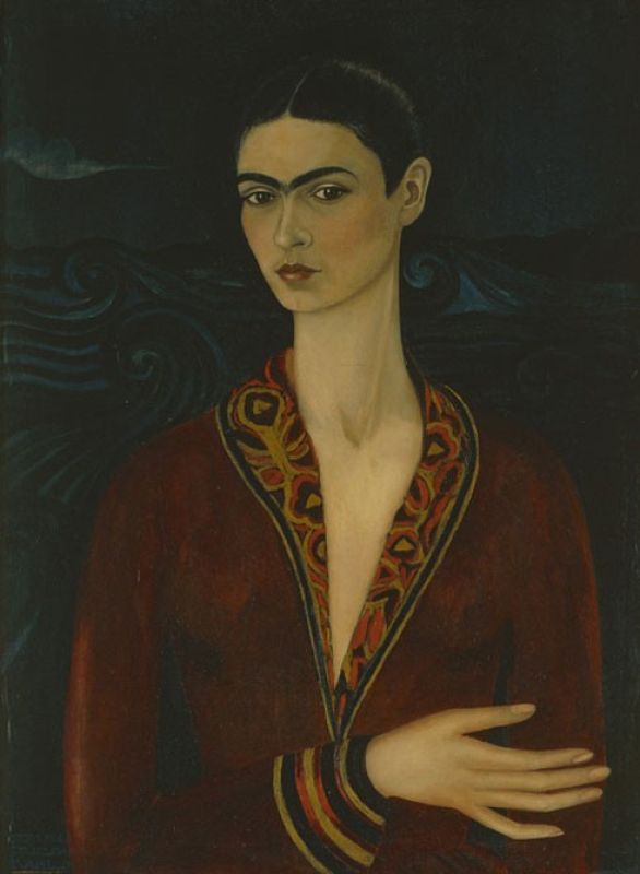 Selbstporträt in Samtkleid, 1926 | Frida Kahlo