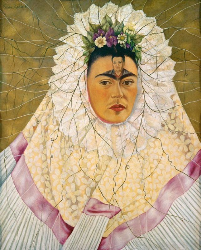 Selbstbildnis als Tehuana oder Diego in meinen Gedanken, 1943 | Frida Kahlo