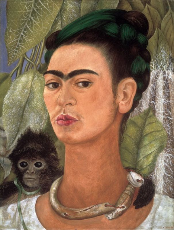 Frida Kahlo | Selbstbildnis mit Affe, 1938 Selbstbildnis mit Affe, 1938 | Frida Kahlo