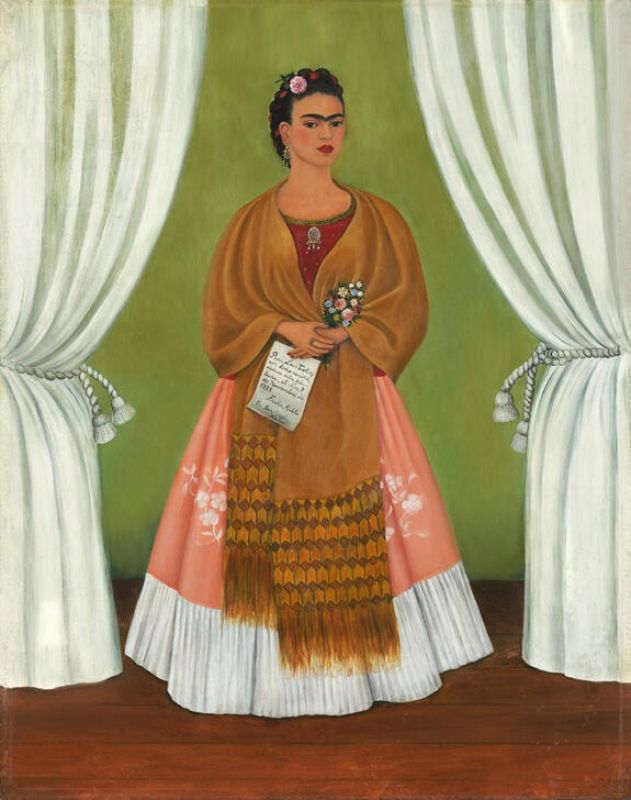 Selbstportrait gewidmet Leo Trotzki, 1937 | Frida Kahlo