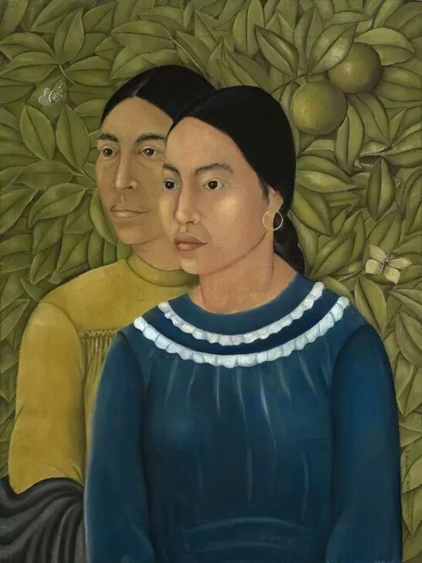 Zwei Frauen (Salvadora y Herminia), 1928 | Frida Kahlo