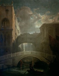 The Bridge of Sighs in Venice by ... | Friedrich Nerly | Painting Reproduction