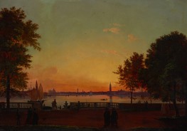 View of Venice from the Giardini Pubblici | Friedrich Nerly | Painting Reproduction