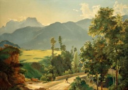 In the Italian Alps, Valley of Cadore | Friedrich Nerly | Painting Reproduction