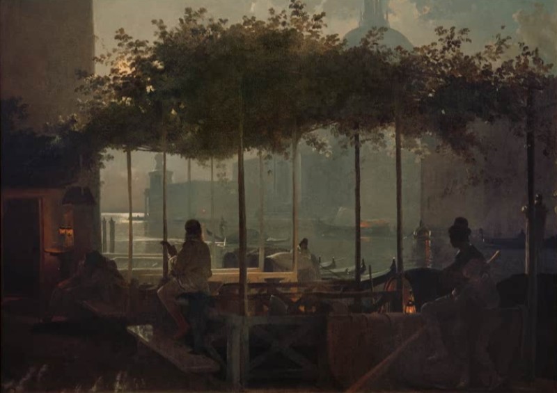 Moonlit Night in Venice, c.1855/56 | Friedrich Nerly