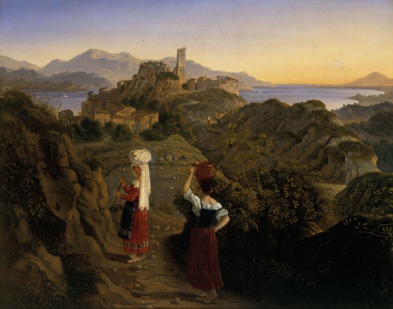 Italian Ideal Landscape, 1829 | Friedrich Nerly