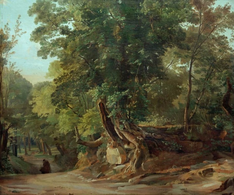 Friedrich Nerly | Forest Landscape near Ariccia, c.1830/31 Forest Landscape near Ariccia, c.1830/31 | Friedrich Nerly