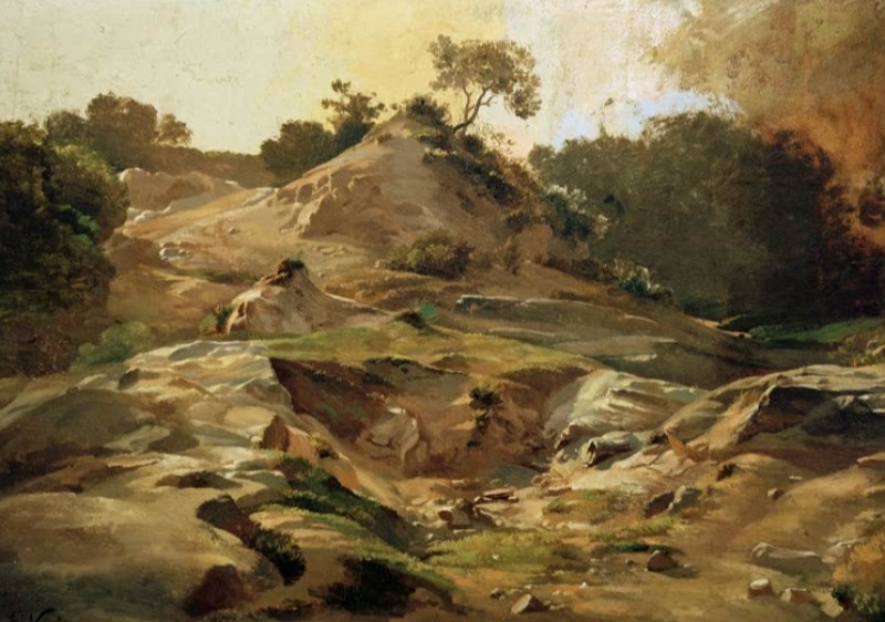 Rocky Slope, c.1829/30 | Friedrich Nerly