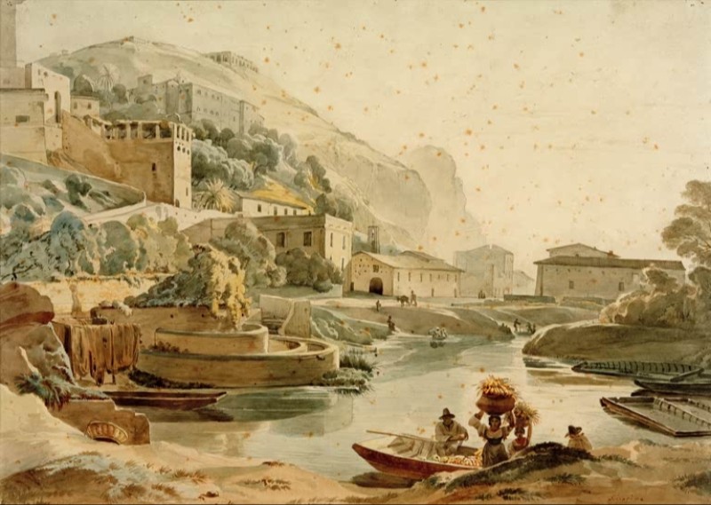 Terracina I, c.1833 | Friedrich Nerly