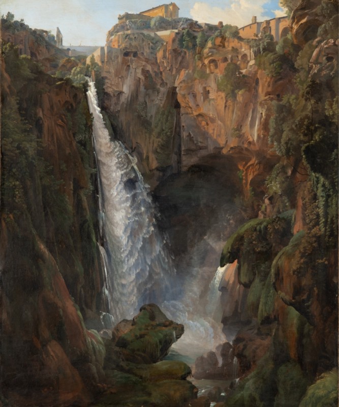 Friedrich Nerly | The Cascata Grande in Tivoli, 1835 The Cascata Grande in Tivoli, 1835 | Friedrich Nerly
