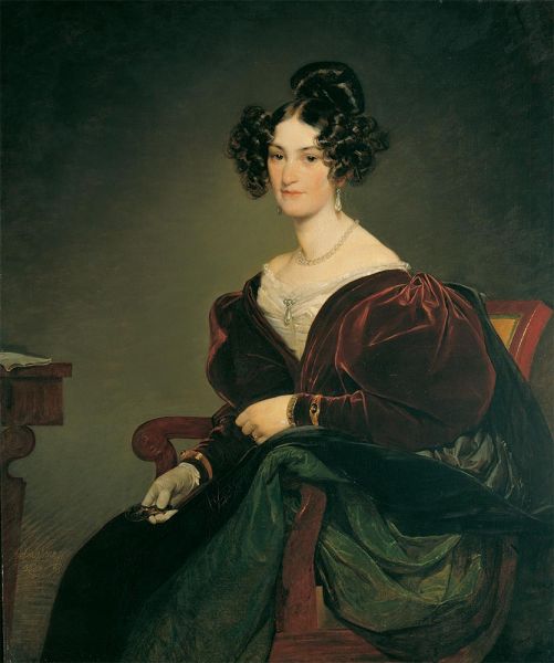 Amalie Klein, geb. von Henikstein, 1834 | Friedrich von Amerling | Gemälde Reproduktion