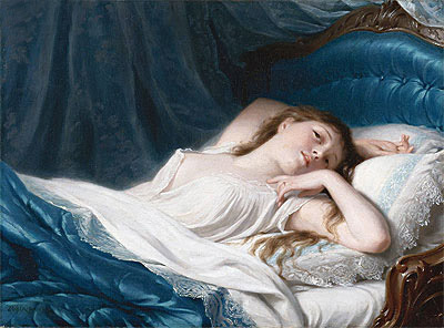 Reclining Beauty, undated | Zuber-Buhler | Painting Reproduction