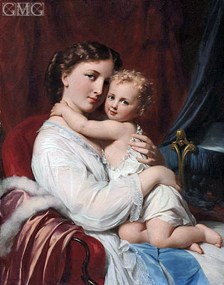 A Mother's Love, undated | Zuber-Buhler | Painting Reproduction
