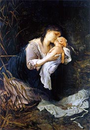 The Child Killer, 1877 von Gabriel Max | Gemälde-Reproduktion