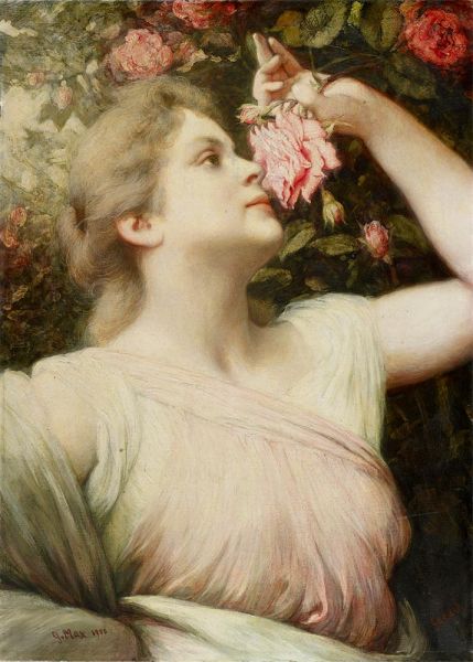 Der Geruch, 1900 | Gabriel Max | Gemälde Reproduktion