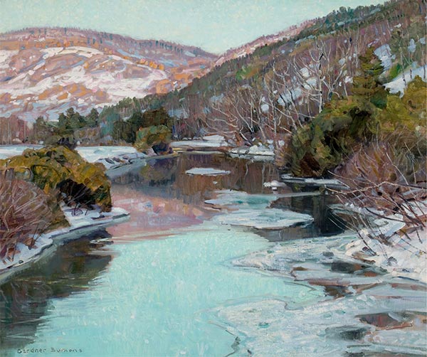 Evening Light on the Hill, Berkshire Mountains, n.d. by George Gardner Symons | Painting Reproduction