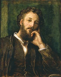 Portrait of Frederic Leighton, 1871 by Frederick Watts | Painting Reproduction