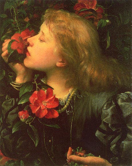 Dame Alice Ellen Terry (Choosing), 1864 | Frederick Watts | Painting Reproduction