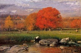 Morning, Catskill Valley, 1894 by George Inness | Painting Reproduction