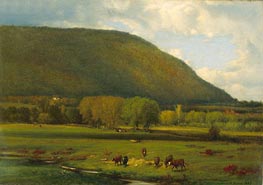Hudson River Valley, 1867 by George Inness | Painting Reproduction