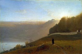 Lake Nemi, 1872 by George Inness | Painting Reproduction