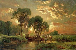 Medfield, Massachusetts, n.d. von George Inness | Gemälde-Reproduktion